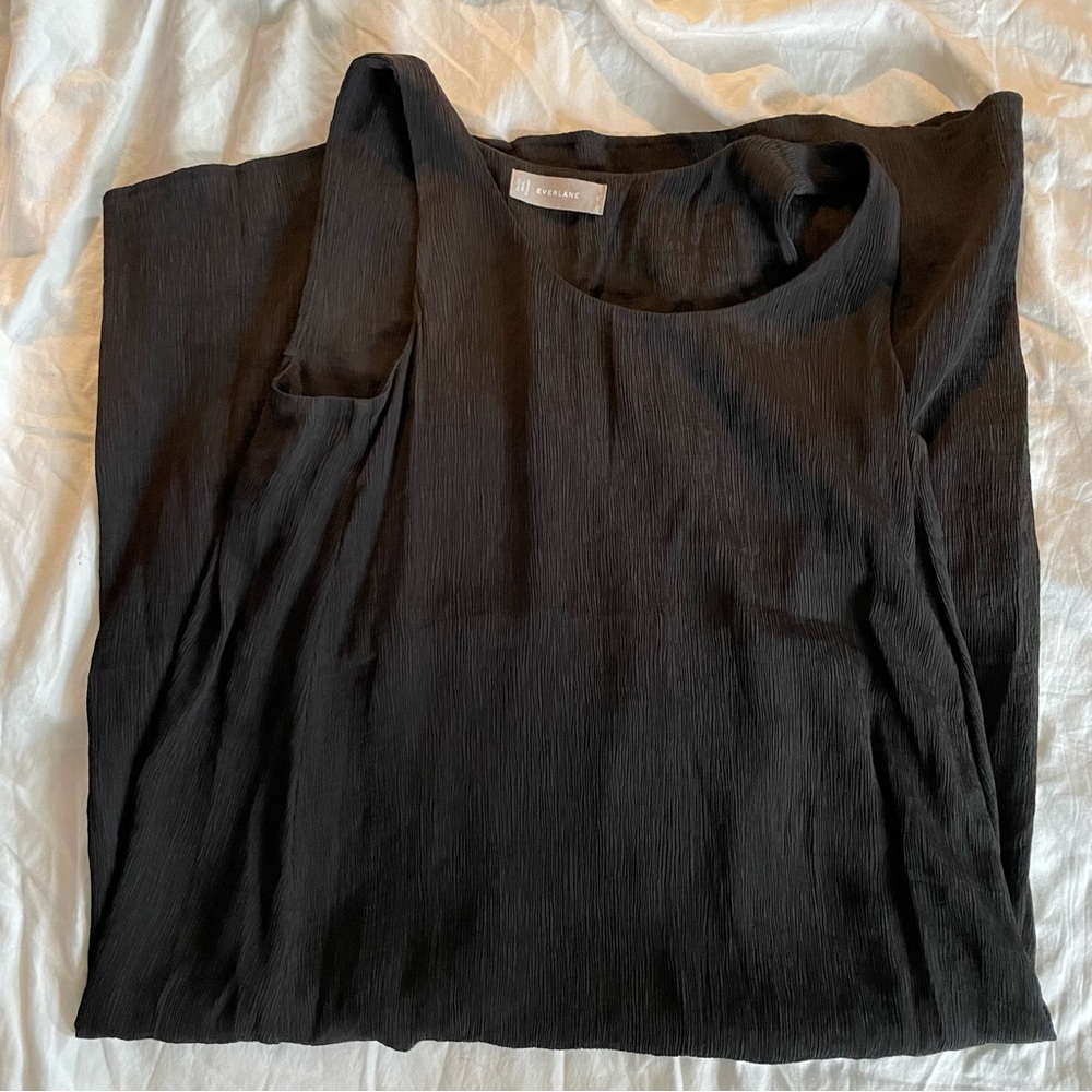 Everlane Crinkle Gauze Midi Tank Dress